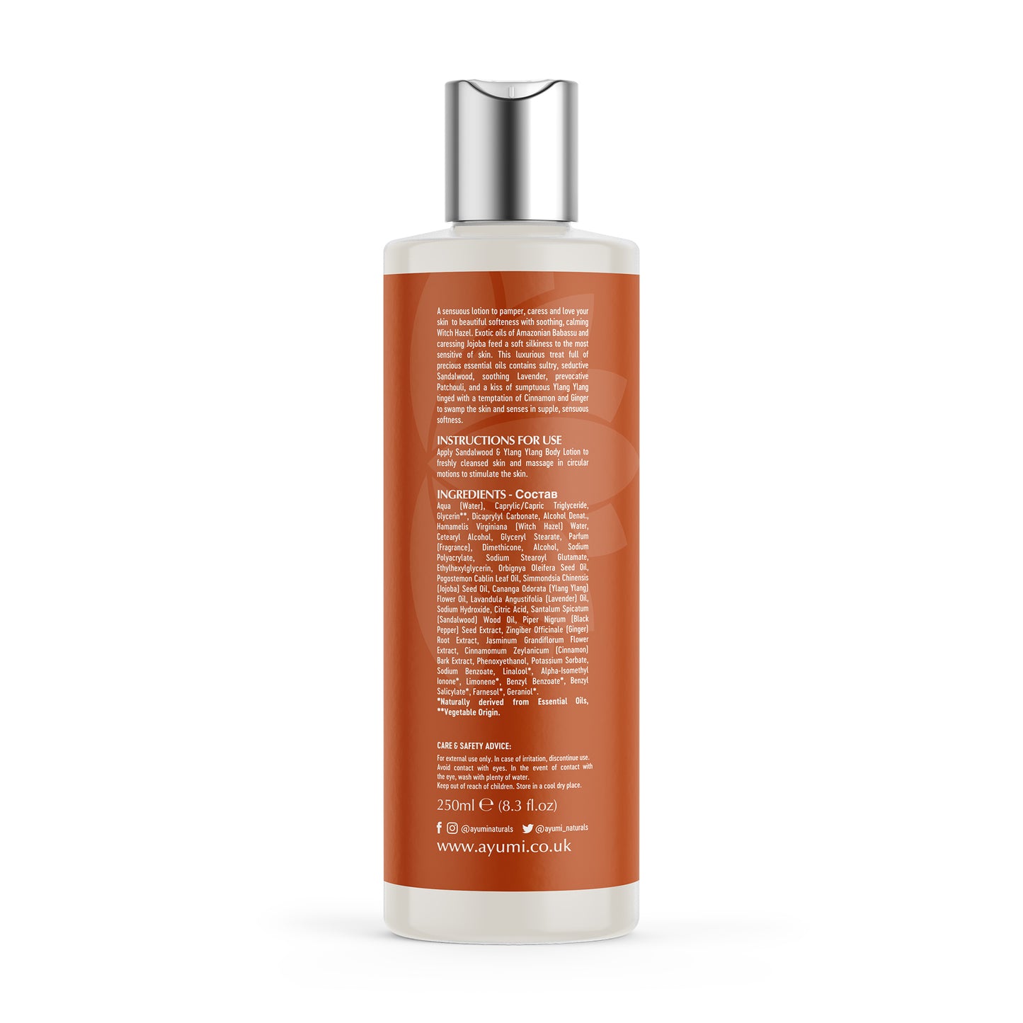 Lait Corporel Bois de Santal & Ylang Ylang - 250ml