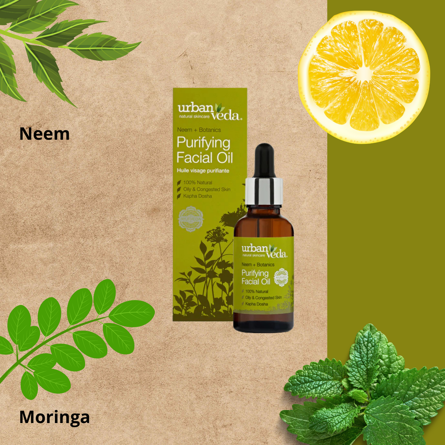 Huile Ayurvédique Visage Purifiante - 30ml