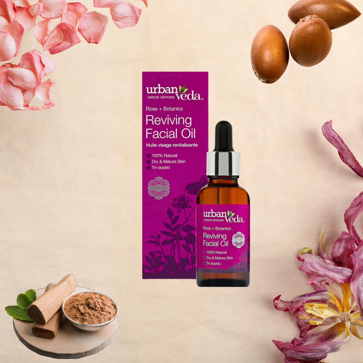 Huile Ayurvédique Visage Régénératrice - 30ml