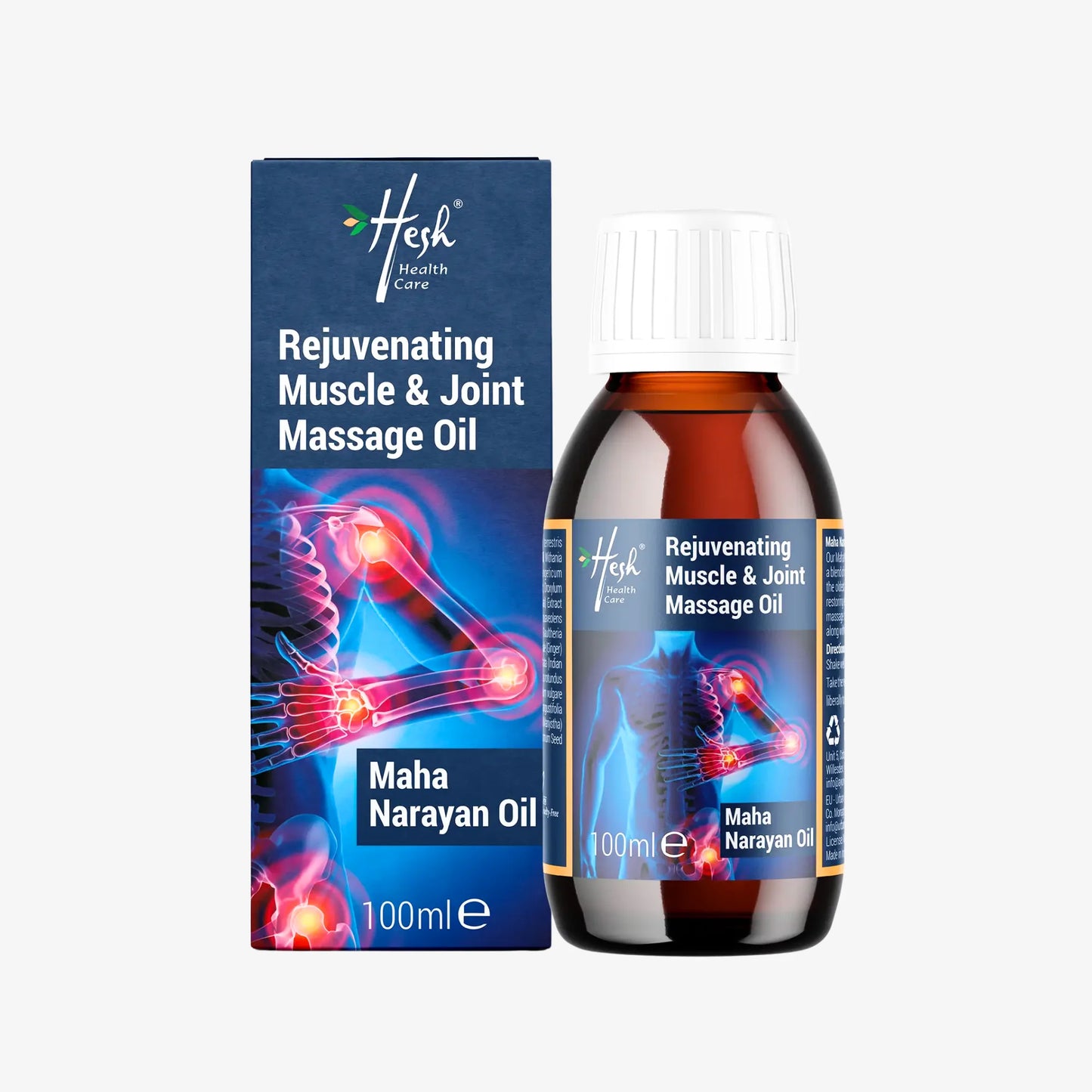 Huile de Massage Ayurvédique Maha Narayan – Muscles & Articulations – 100 ml